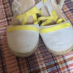 Espadrilles sandals yellow